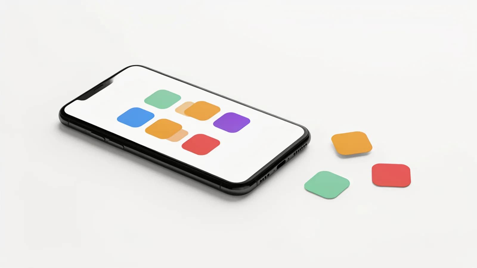 Cover of the course English in 113 Days: word cards and a path of levels on a light ground; AI-generated illustration